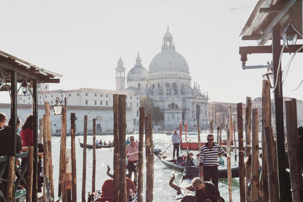 Fotografie des venezianischen Lebensstils