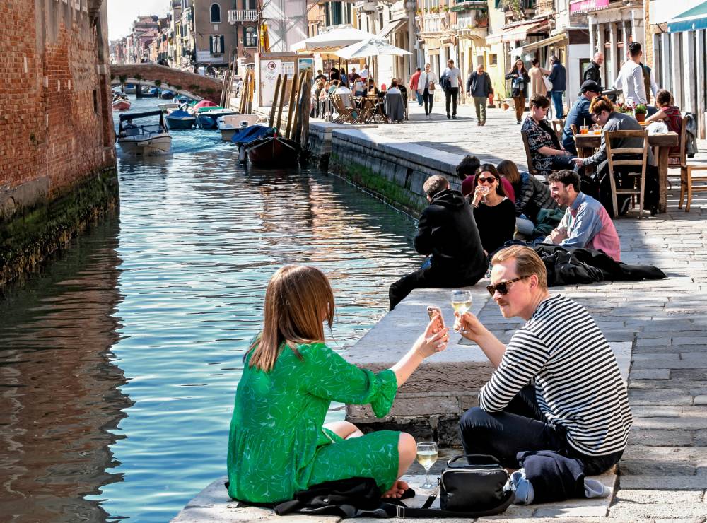 Fotografie des venezianischen Lebensstils